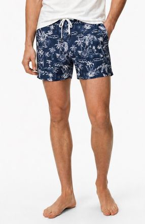 Onia Stretch Volley Swim Trunks in Marine Multi at Nordstrom Rack, Size Xx-Large