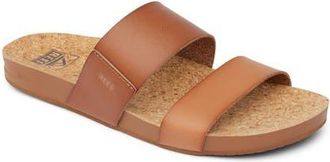 Reef Cushion Bounce Vista Slide Sandal in Espresso Duo at Nordstrom, Size 10