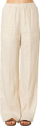 Isabelle Blanche Pantaloni Larghi - - Trousers - Donna - Beige - M
