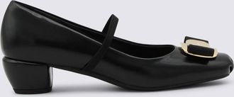 Ferragamo With Heel Blacks And Greys-Donna