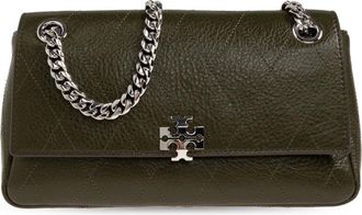Tory Burch Charlie Quilted Small - - Bags - Donna - Verde - ONE SIZE