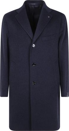 Tagliatore Single-Breasted Coats - Heren - Mantel - Zwart - S - Jassen