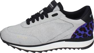Stokton Sneaker Camoscio - Dames - Sneakers - Grijs - 37 EU - Su&egrave;de - Schoenen