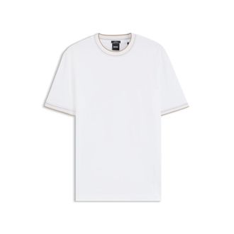 BOSS Slim-fit cotton T-shirt with crew neck