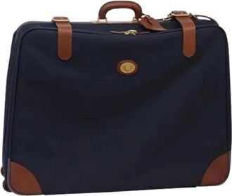 Burberry Pre-owned Weekend Bags, female, Blue, Size: ONE SIZE Pre-owned Boston Bag