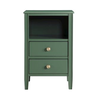 Comfort Pointe Winsley 2-drawer storage Nightstand - Vintage Green