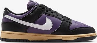 Nike Womens Dunk Low Next Nature Shoes In Dark Raisin/black/sesame/white