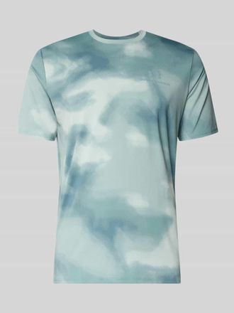 Under Armour T-Shirt im Allover-Look mit Logo in Mint, Gr&ouml;&szlig;e XXXL