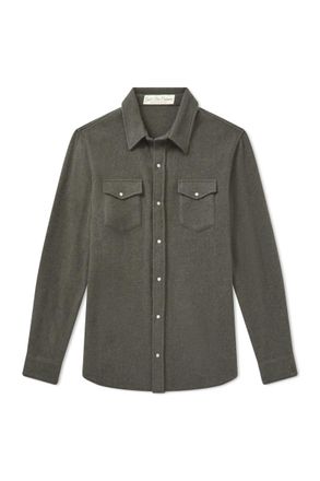 God's True Cashmere Sable Cashmere Shirt