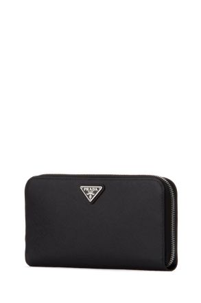 Prada Womens Portaf.grande Lampo F0632 Vitello Portafogli Wallet