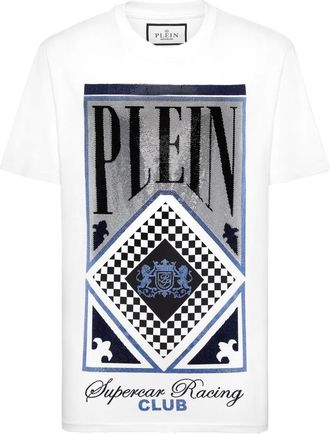Philipp Plein Racing Club T-shirt - Wit