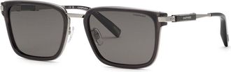 Chopard SCH375 Polarized 705P Mens Sunglasses Grey Size 57