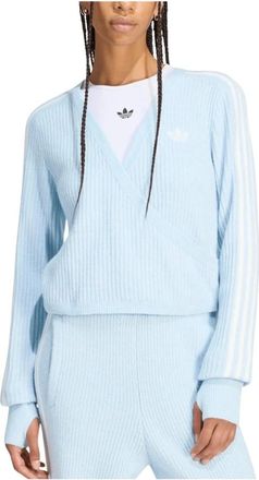 adidas Fitness, Dames, Blauw, S, Wol, Gebreide wikkelvest