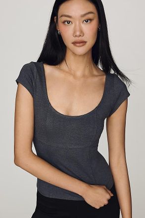 Maeve Scoop-Neck Tee