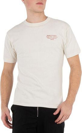 Reese Cooper Mens Vintage White Keep It Going T-Shirt, Size X-Small
