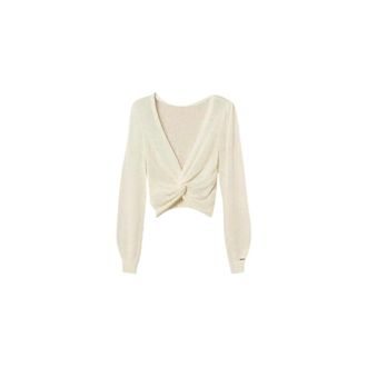 Twinset Dames, Truien, Wit, Maat: XS Zijde