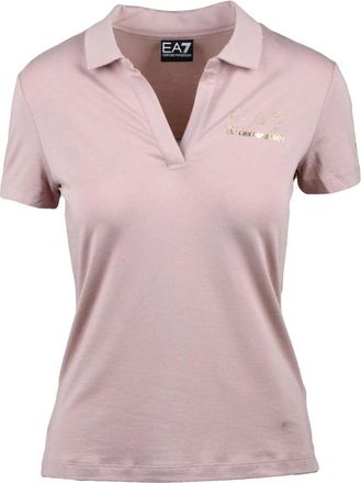 Emporio Armani Emporio Armani Ea7, Tops, Dames, Roze, S, Katoen, Polo