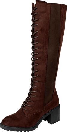 Journee Collection Jenicca Extra Wide Calf Brown JENICCA-BRNXWC Womens