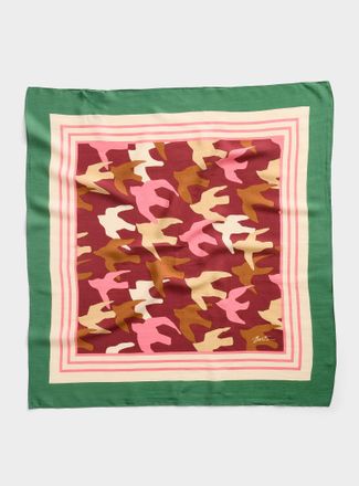 Barts Womens Patterned block square scarf
