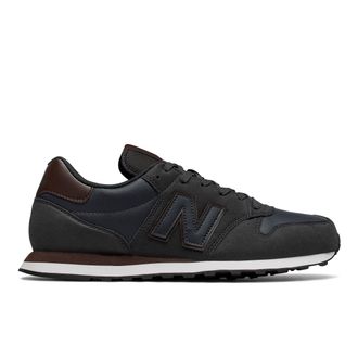 New Balance Sneaker NEW BALANCE 500, Herren, Gr. 44,5, bunt (navy, braun), Synthetik, Textil, Schuhe Sneaker