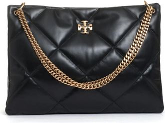 Tory Burch Zwarte Hobo Handtas - Dames - Schoudertassen - Zwart - ONE Size - Leer - Tassen