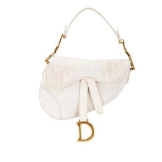 Dior Pre-owned Saddle - Dames - Pre-owned - Wit - Maat: ONE Size Leer