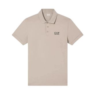 Emporio Armani Polo met logo - Heren - Polos - Beige - S - Tops