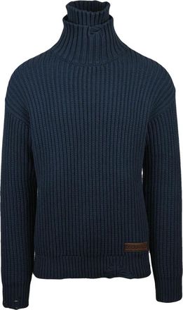Dsquared2 Truien & Vesten, Heren, Blauw, L, Katoen, Maglione