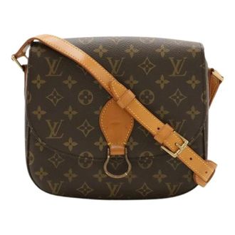 Louis Vuitton Pre-owned Cross Body Bags, female, Brown, Size: ONE SIZE Pre-owned Saint Cloud Monogram Shoulder Bag