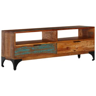 vidaXL Vidaxl - Mueble Para Tv Cm Madera Maciza Reciclada 118x35x45