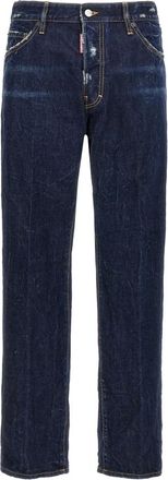 Dsquared2 Heren, Jeans, Blauw, Maat: XL Katoen