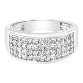 House of Brilliance 14K White Gold 1.0 Cttw Round Cut Diamond Ring at Nordstrom, Size 6.5