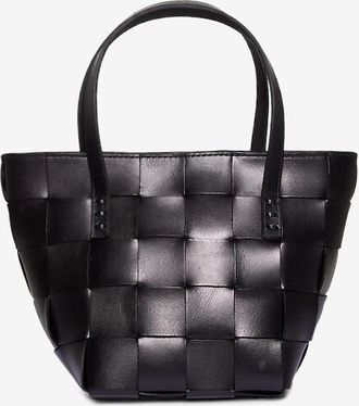 Dragon Handtasche aus geflochtenem Leder Japan Mini