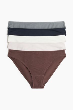 H&M 5er-Pack Baumwollslips - Pink