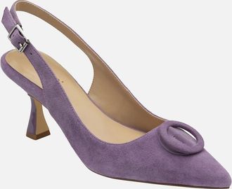 Lotus Womens Delfina Womens Slingback Court Shoes - Purple - Size: 7