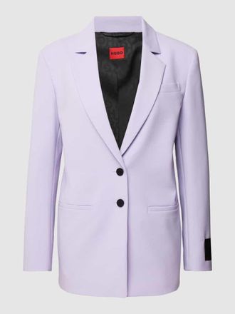 HUGO BOSS Blazer mit Label-Patch Modell AMYIA in Flieder, Gr&ouml;&szlig;e 38