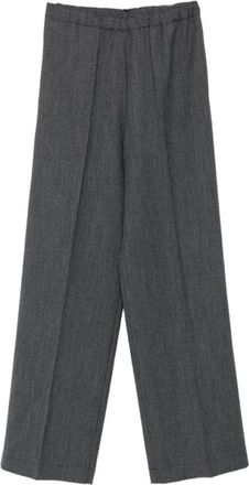 Fabiana Filippi Wijde broek - Dames - Wijde Broeken - Grijs - XS - Nylon - Broeken