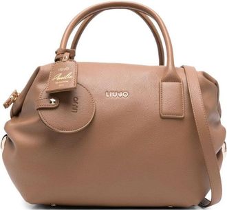 Liu Jo Textured Polyurethane Shoulder Bag With Dual Handles