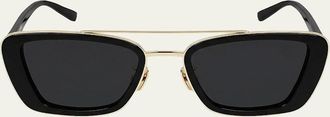 Saint Laurent 50mm Rectangular Sunglasses