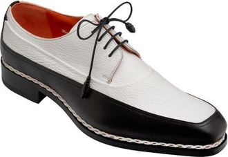 Mezlan Muro Derby in Black/White at Nordstrom, Size 8.5