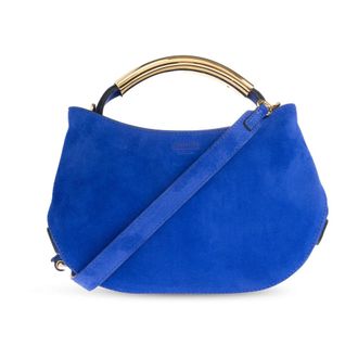 Moschino Handbags, female, Blue, Size: ONE SIZE Handle Me Bag