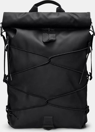 Rains Womens Rains Trail Cord Rolltop Backpack - Black - Size: ONE size