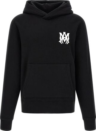Amiri Black Relaxed Logo Hoodie