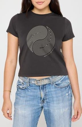 Spiritual Gangster New Wave Lila Graphic T-Shirt in Vintage Black at Nordstrom Rack, Size Medium