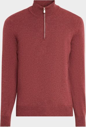 Brunello Cucinelli Men & apos;s Cashmere Quarter-Zip Sweater