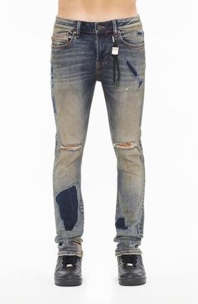 Cult of Individuality Punk Ripped Super Skinny 601 Jeans in Ivy at Nordstrom Rack, Size 30