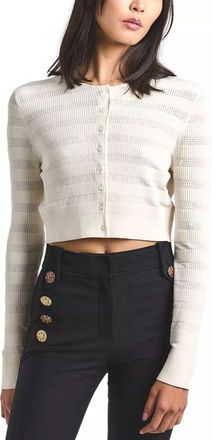 Derek Lam Cora Cardigan In Blanc