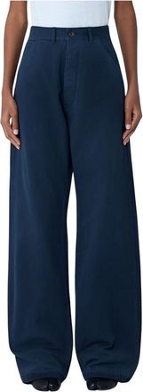 Maison Margiela Wide-leg Jeans - Dames - Loose Fit Jeans - Blauw - W29 - Katoen - Jeans