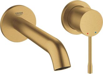 GROHE 29 192 Gn1 Essence Monomando De Lavabo Mural 1/2 Tama&ntilde;o M Oro Cepillado - Ref: 29 192 Gn1 - Grohe