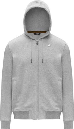 K-Way Hoodies & sweatvesten, Heren, Grijs, M, Katoen, Anthony French Terry